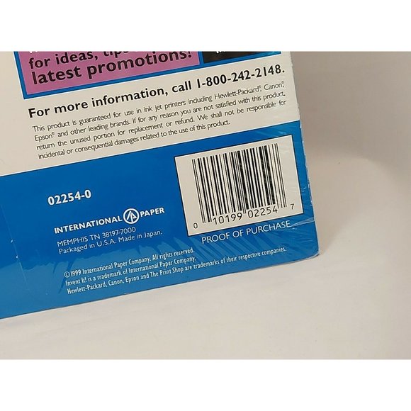 Invent It Party Invitations Gloss Finish Ink Jet 02254-0 20 invit/20 envelopes - Picture 5 of 7